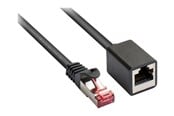 Nätverkskabel - Alcasa electronik Good Connections RNS patch extension cable - 5 m - black - Svart - 8063VR-050S