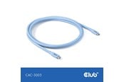 USB-kabel - Club 3D - USB-C cable - 24 pin USB-C to 24 pin USB-C - 2 m - CAC-3003