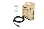 Displaykabel - Club 3D - video adapter cable - 24 pin USB-C to Mini DisplayPort - 2 m - CAC-1561