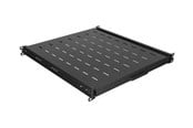 Rack chassis - Lanberg - rack sliding shelf - 445 x 500 mm load capacity up to 35 kg 4-point mounting - 1U - AK-1021-B