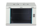 Rack chassis - DIGITUS DN-37100 - 7U Wall-Mounted Cabinet | 600x450mm | Glass Door | Unmounted - DN-37100