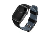 Smartwatch - Accessories - UNIQ Linus Airosoft Silicone Strap for Apple Watch 42 / 44 / 45 mm - Black - 8886463680896