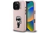 Mobile - Covers & Cases - Karl Lagerfeld Silicone Karl Sketch MagSafe Case for iPhone 16 Pro - Pink - 3666339462963