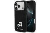 Mobile - Covers & Cases - Karl Lagerfeld Rhinestones Karl&Choupette Pin Case for iPhone 17 Pro - Black - 3666339603335