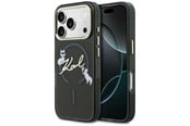 Mobile - Covers & Cases - Karl Lagerfeld IML Choupettes Karl Script Logo MagSafe Case for iPhone 17 Pro - Black - 3666339605896