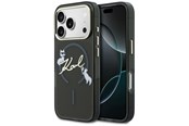 Mobile - Covers & Cases - Karl Lagerfeld IML Choupettes Karl Script Logo MagSafe Case for iPhone 17 Pro Max - Black - 3666339605902