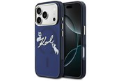 Mobile - Covers & Cases - Karl Lagerfeld IML Choupettes Karl Script Logo MagSafe Case for iPhone 17 Pro - Blue - 3666339606695