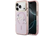 Mobile - Covers & Cases - Karl Lagerfeld IML Choupettes Karl Script Logo MagSafe Case for iPhone 17 Pro - Pink - 3666339606213