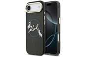 Mobile - Covers & Cases - Karl Lagerfeld IML Choupettes Karl Script Logo MagSafe iPhone Air Case - Black - 3666339605889