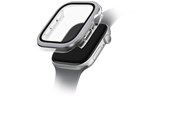 Smartwatch - Accessories - UNIQ Voute Tempered Glass Case for Apple Watch 10 46mm - Silver - 8886463691939