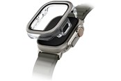 Smartwatch - Accessories - UNIQ Voute Tempered Glass Case for Apple Watch Ultra 49mm - Silver - 8886463691960