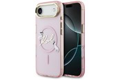 Mobile - Covers & Cases - Karl Lagerfeld IML Choupettes Karl Script Logo MagSafe iPhone Air Case - Pink - 3666339606206