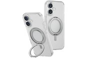 Mobile - Covers & Cases - UNIQ Swivix 360 Rotating Kickstand Case for iPhone 16 Plus - Transparent - 8886463691991