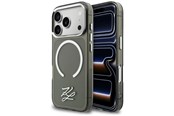 Mobile - Covers & Cases - Karl Lagerfeld IML KL Script Logo MagSafe Case for iPhone 17 Pro - Black - 3666339601096