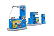 Leksaksbil - Bruder Tilbehør: Tankstation ladestation og bilvask - BR62113