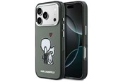 Mobile - Covers & Cases - Karl Lagerfeld Karl & Choupette Back MagSafe Case for iPhone 17 Pro Max - Black - 3666339607500