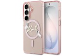 Mobile - Covers & Cases - Karl Lagerfeld IML KC Script MagSafe Case for Samsung Galaxy S26 - Pink - 3666339612641