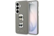 Mobile - Covers & Cases - Karl Lagerfeld Saffiano Double Heads Metal case for Samsung Galaxy S26 - silver - 3666339612344