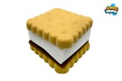 Små presenter till barn - Trend Toys Jumbo Squeeze sandwichkaka 10cm CDU - 201108