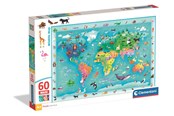 Pusselspel - Clementoni Puzzle Maxi Noli Wildlife Map 60 pieces Golv - 26072