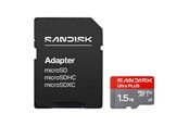 Flashram & USB Flash Drives - SANDISK Ultra PLUS microSD/SD - 200MB/s - 1.5TB - SDSQUBQ-1T50-GN6MA
