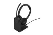 Hörlurar / Headset - Jabra Evolve3 45 UC - USB-A with Dongle - Stereo (Charging Stand) - 34599-989-989