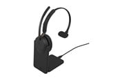 Hörlurar / Headset - Jabra Evolve3 65 MS - USB-A with Dongle - Mono (Incl. Charging Stand) - 36599-899-989