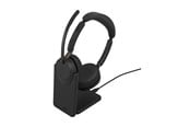Hörlurar / Headset - Jabra Evolve3 65 MS - USB-A with Dongle - Stereo (Incl. Charging Stand) - 36599-999-989