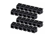Nätverks tillbehör - StarTech.com Startech keystone jack - 180° 110 punch down - TAA Compliant - C6KEY110180BK24PK