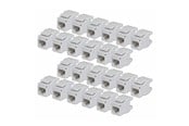 Nätverks tillbehör - StarTech.com Startech keystone jack - 180° 110 punch down - TAA Compliant - C6KEY110180WH24PK