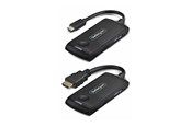 Repeatrar, förstärkare, broar och transceivers - StarTech.com Startech - wireless video/audio/infrared extender - HDMI USB-C - 4KUSBC-WIRELESS-65FT