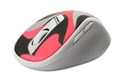 Mus - RAPOO M500 Silent - mouse - 2.4 GHz Bluetooth 4.0 Bluetooth 3.0 - red - Mouse - Optic - 6 knappar - Grå - 18111