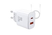 Kamera & objektivtillbehör - Joyroom Laddare JR-TCF05 Flash, 20W + C to L-kabel 1m (White) - JR-TCF05 White C-L