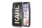 Mobile - Covers & Cases - Karl Lagerfeld Karl Logo Glitter iPhone X/Xs Case - Black - 3700740444047