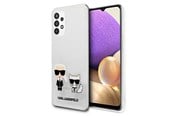 Mobile - Covers & Cases - Karl Lagerfeld KLHCA32CKTR A326 A32 5G hardcase Transparent Karl & Choupette - 3700740499016