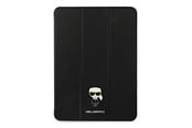 Mobile - Covers & Cases - Karl Lagerfeld Saffiano Ikonic Karl Case for iPad 11" Pro 2021 - Black - 3666339030377