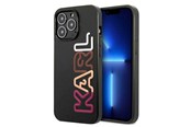 Mobile - Covers & Cases - Karl Lagerfeld Multipink Brand Case for iPhone 13 Pro / iPhone 13 - Black - 3666339049348