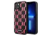 Mobile - Covers & Cases - Karl Lagerfeld KLHCP13SMNMP1P iPhone 13 mini 5.4 "hardcase pink / pink Monogram Plaque - 3666339049164