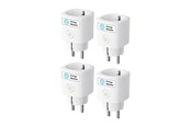 Smarta Hem - Meross MEROSS MSS315CFH-EU Smart plug med energimätning (Matter) (set med 4) - MSS315CFHQUA-EU