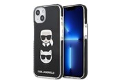 Mobile - Covers & Cases - Karl Lagerfeld KLHCP13STPE2TK iPhone 13 mini 5.4 "hardcase black / black Karl & Choupette Head - 3666339048648