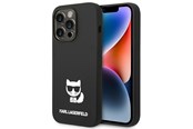 Mobile - Covers & Cases - Karl Lagerfeld KLHCP14LSLCTBK iPhone 14 Pro 6.1 "hardcase black / black Silicone Choupette Body - 3666339076573