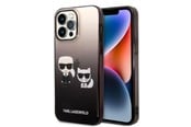 Mobile - Covers & Cases - Karl Lagerfeld KLHCP14LTGKCK iPhone 14 Pro 6.1 "hardcase black / black Gradient Ikonik Karl & Choupette - 3666339086428