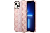 Mobile - Covers & Cases - Karl Lagerfeld KLHCP14MHKLSPCP iPhone 14 Plus 6.7 "hardcase pink / pink Mono Vertical Stripe - 3666339085292