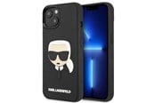 Mobile - Covers & Cases - Karl Lagerfeld KLHCP14MKH3DBK iPhone 14 Plus 6.7 "black / black hardcase 3D Rubber Karl's Head - 3666339086459