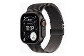 Pulsmätare & Stegräknare - Apple Watch Ultra 3 GPS + Cellular 49mm Black Titanium Case with Black Titanium Milanese Loop - Small - MF1N4DH/A
