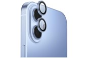 Mobiltelefontillbehör-Skyddsfilm - UNIQ Optix Aluminum Camera Lens Protector Glass for iPhone 17 with Applicator - Blue - 8886463696620
