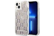 Mobile - Covers & Cases - Karl Lagerfeld KLHCP14MLMNMS iPhone 14 Plus 6.7 "hardcase silver / silver Liquid Glitter Monogram - 3666339076283