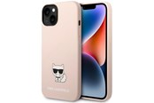 Mobile - Covers & Cases - Karl Lagerfeld KLHCP14MSLCTPI iPhone 14 Plus 6.7 "hardcase light pink / light pink Silicone Choupette Body - 3666339076641