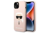 Mobile - Covers & Cases - Karl Lagerfeld KLHCP14MSLKHLP iPhone 14 Plus 6.7 "hardcase pink / pink Silicone Karl's Head - 3666339085452