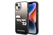 Mobile - Covers & Cases - Karl Lagerfeld KLHCP14MTGKCK iPhone 14 Plus 6.7 "hardcase black / black Gradient Ikonik Karl & Choupette - 3666339086411